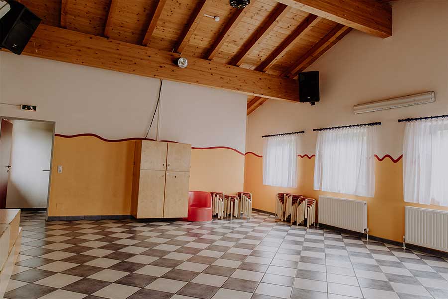 Jugendhaus Sonnegg hat einen eigenen Discoraum / Partyraum für die Gäste der Jugendherberge