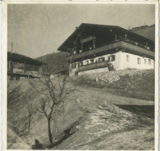 Jugendpension Sonnegg in Saalbach Hinterglemm im Jahr 1957